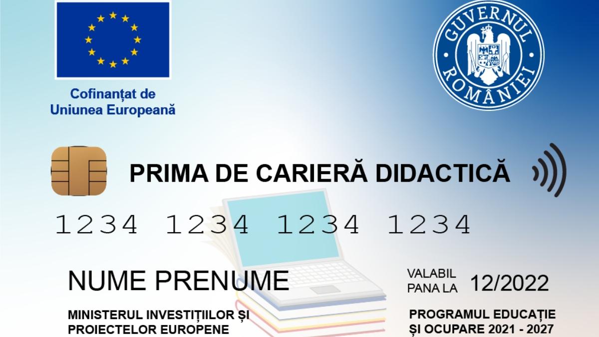 card prima cariera didactica