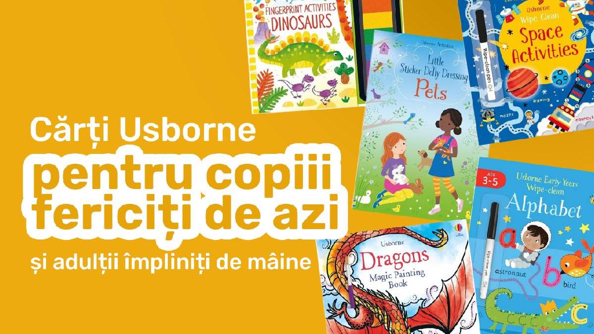 de ce sa introduci cartile usborne in viata micutilor inca din primele luni de viata