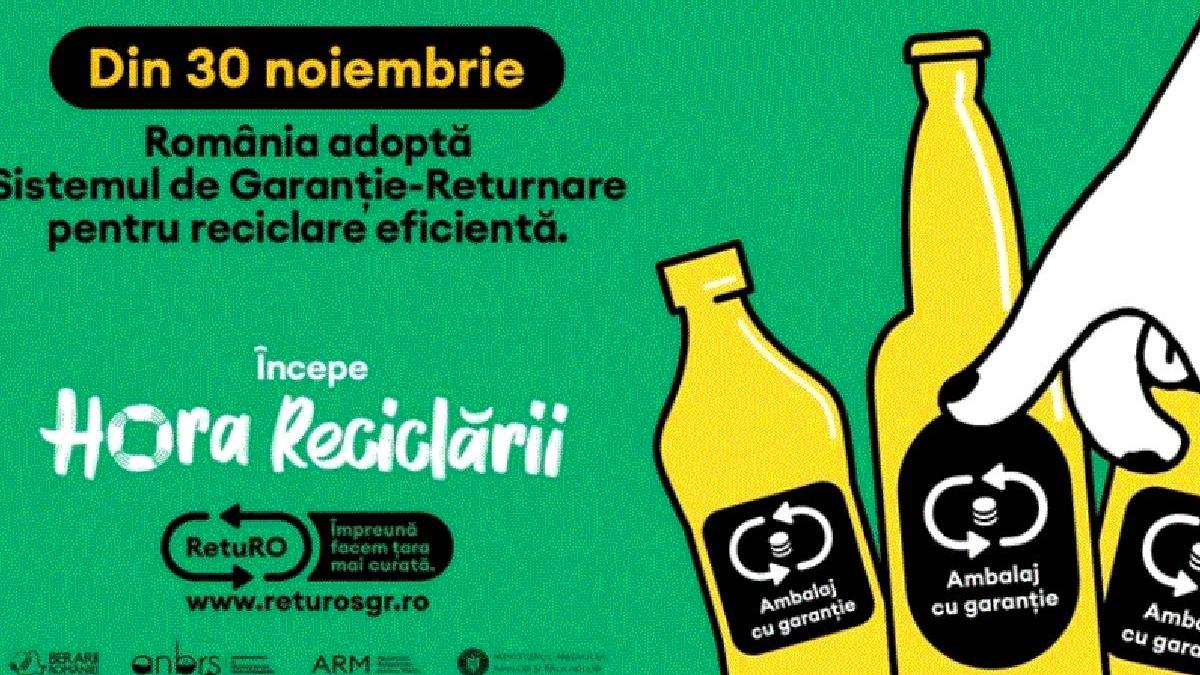 reciclarea devine industrie returo extinde reteaua sistemului de garantie returnare