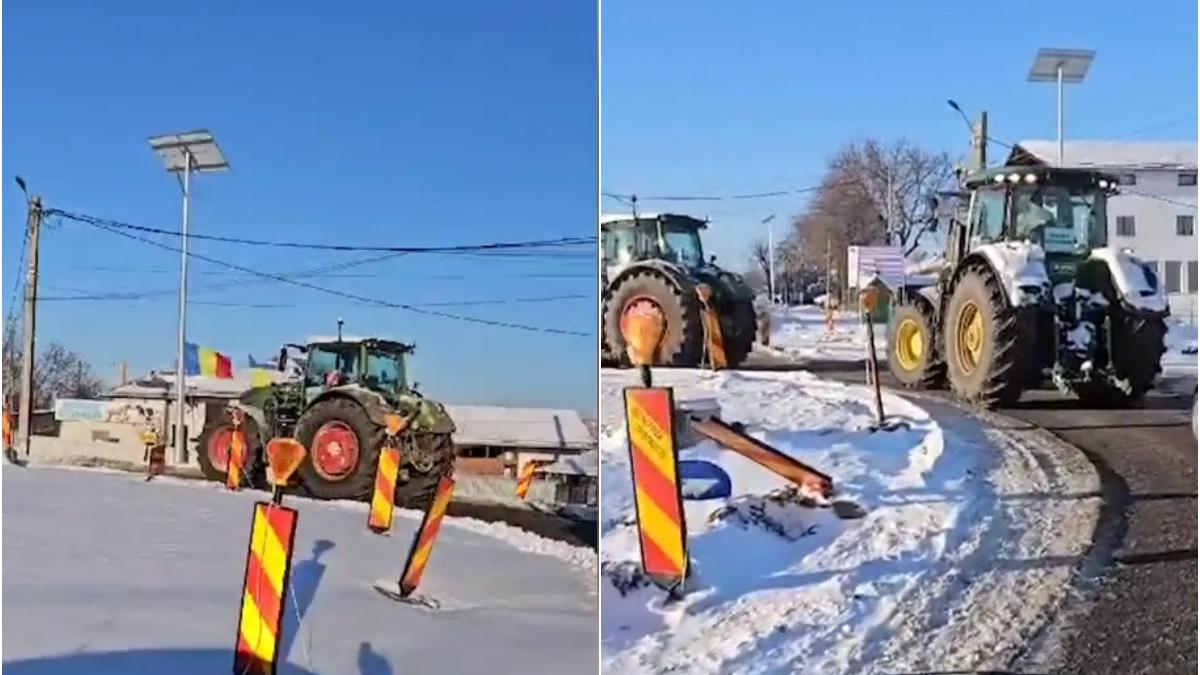 Fermierii şi transportatorii stabilesc dacă opresc protestul, după o întâlnire cu ministrul Agriculturii