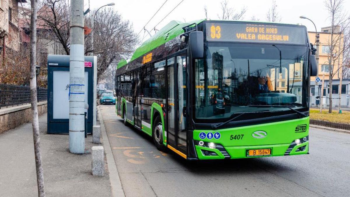 troleibuz solaris stb bucuresti