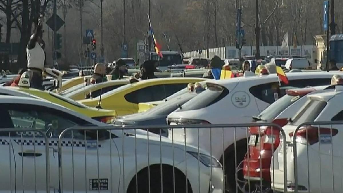 protest taximetristi