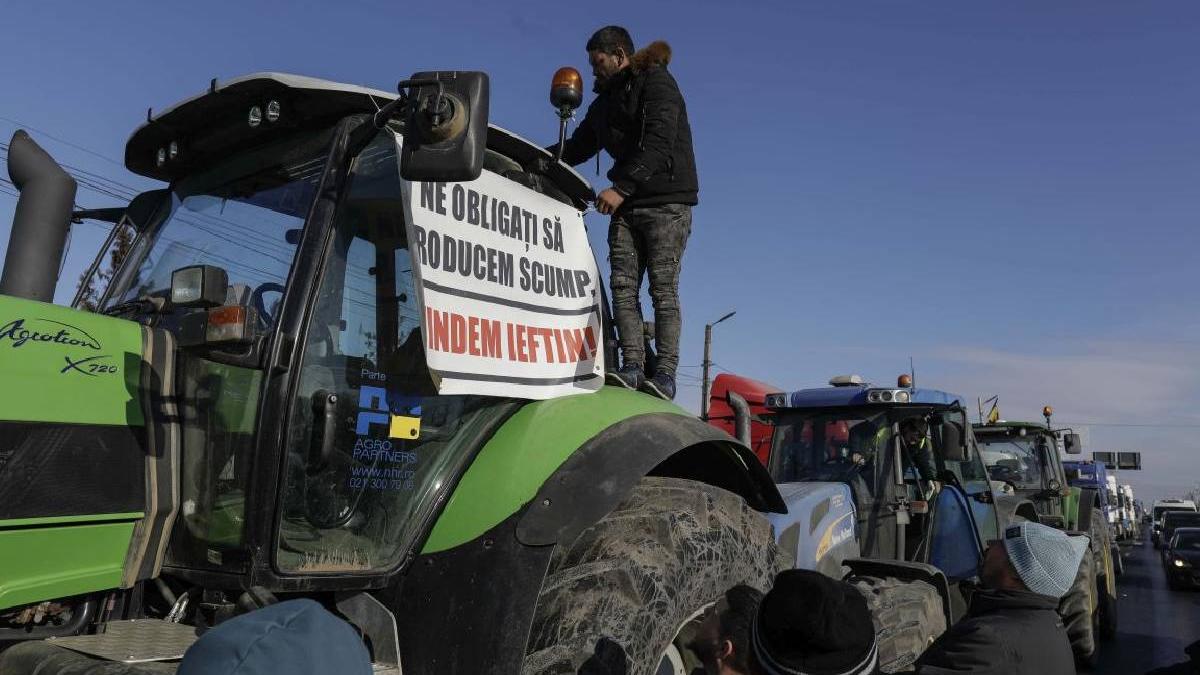 protest fermieri Afumati