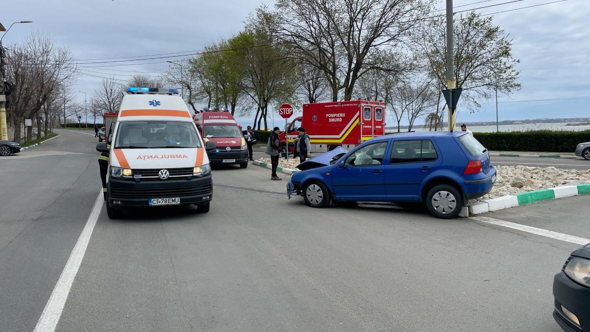 accident microbuz copii masina planul rosu techirghiol