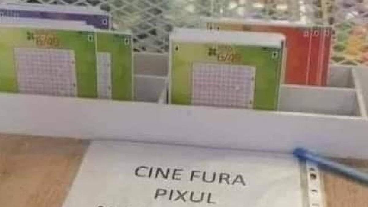 Mesajul amuzant transmis de angajații unei loterii din România pentru clienți: "Cine fură pixul..."