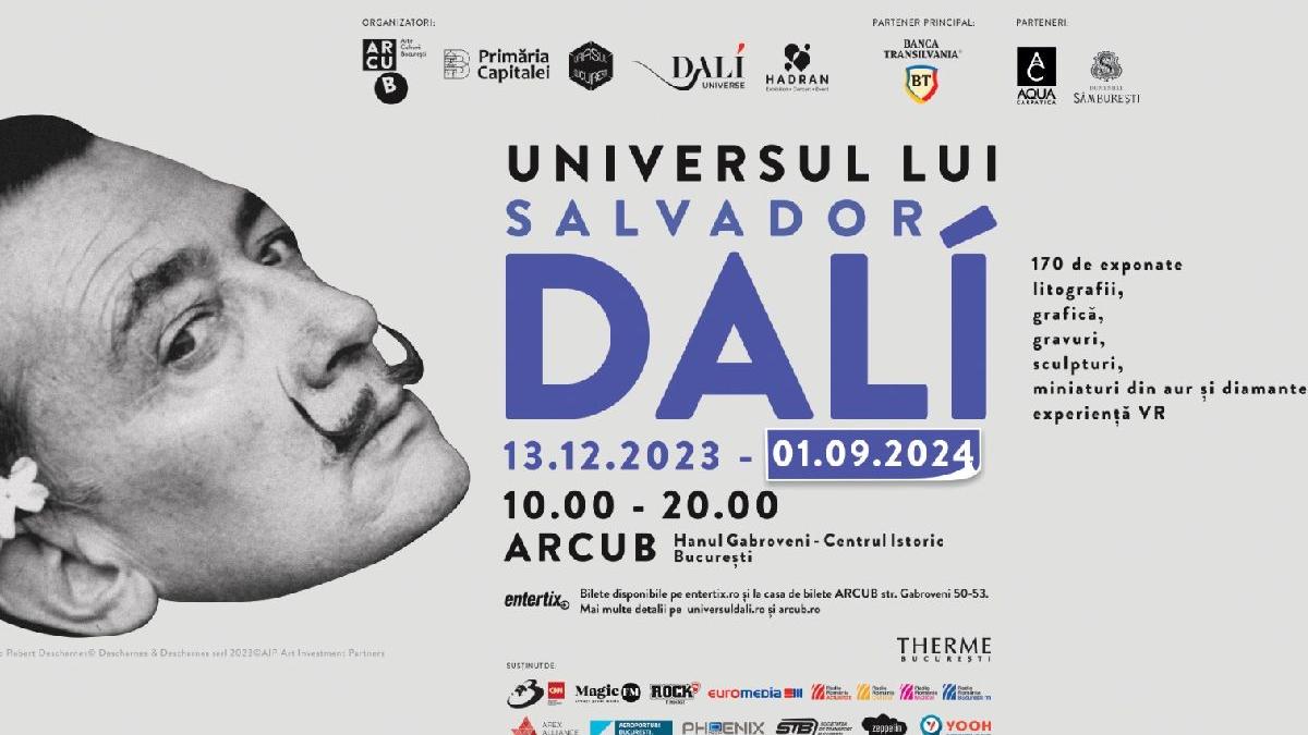 universul lui salvador dali cea mai mare expozitie din romania dedicata celebrului artist continua