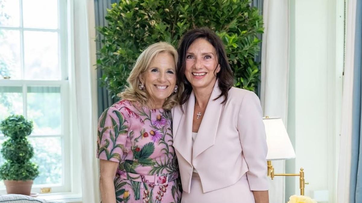 Jill Biden, Carmen Iohannis