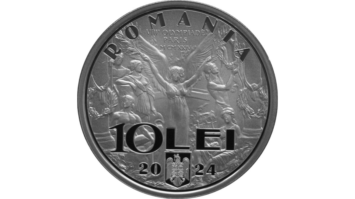 moneda argint jocuri olimpice 1924