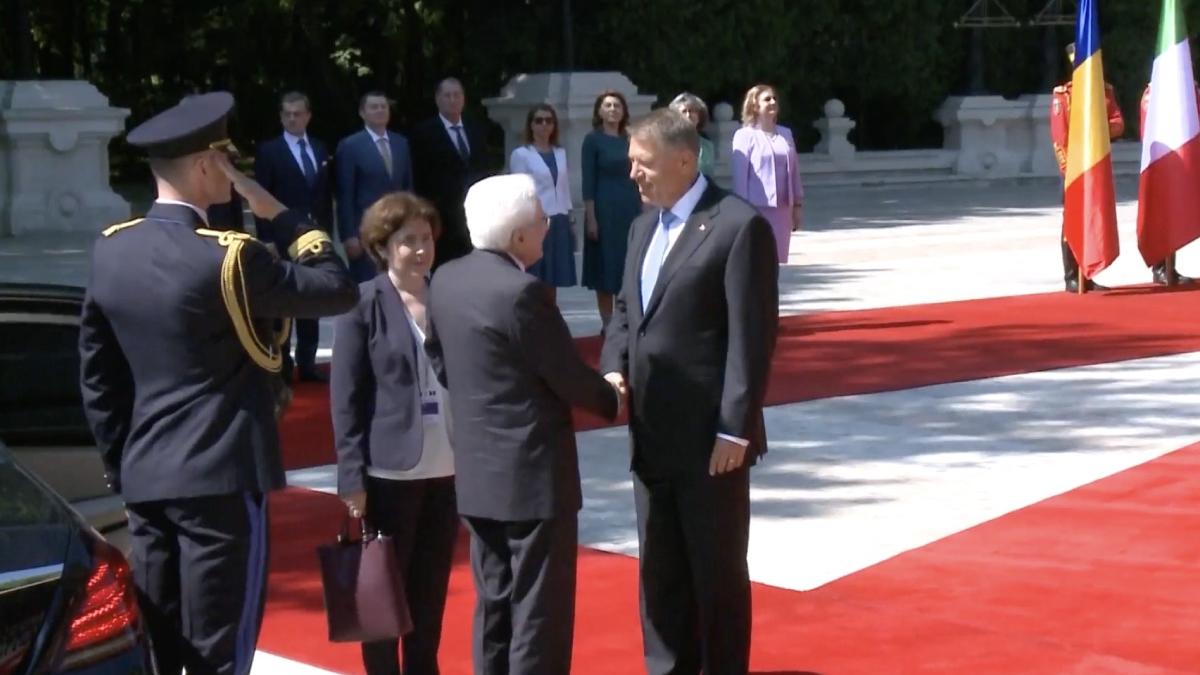 Sergio Mattarella Klaus Iohannis Bucuresti