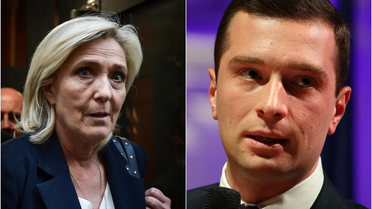 Marine Le Pen Jordan Bardella Abaca Press