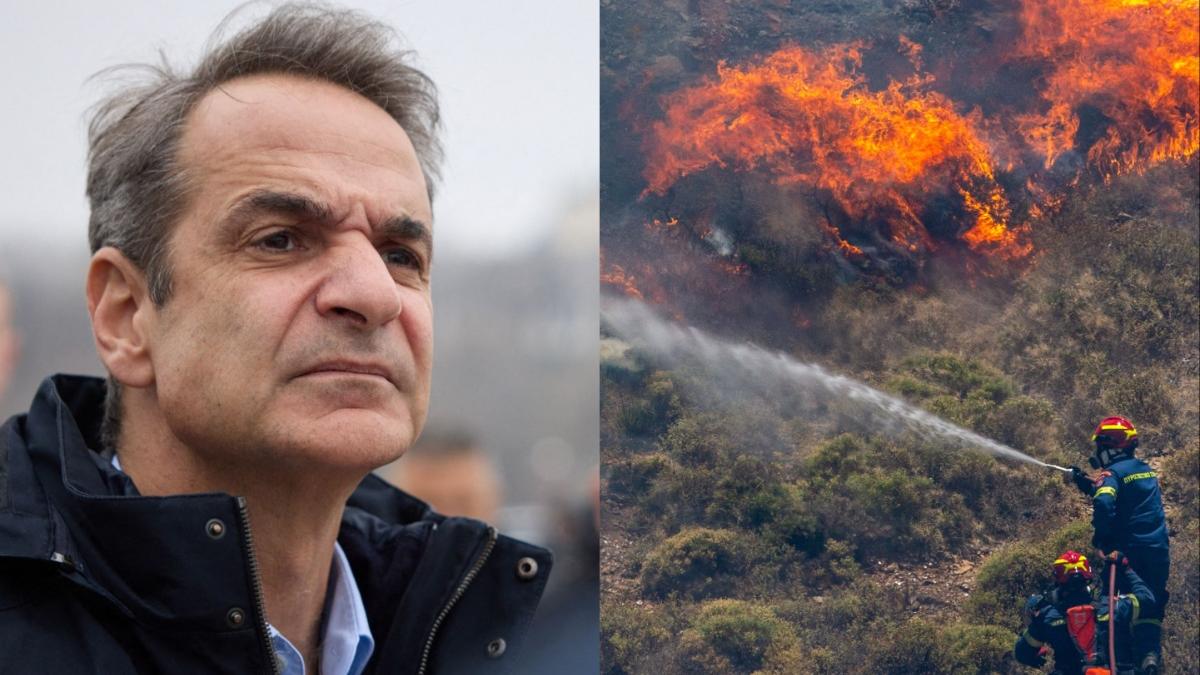 Kyriakos Mitsotakis incendiu Grecia