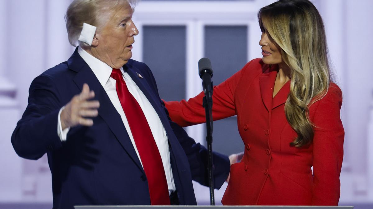 melania trump si donald trump la conventia republicana