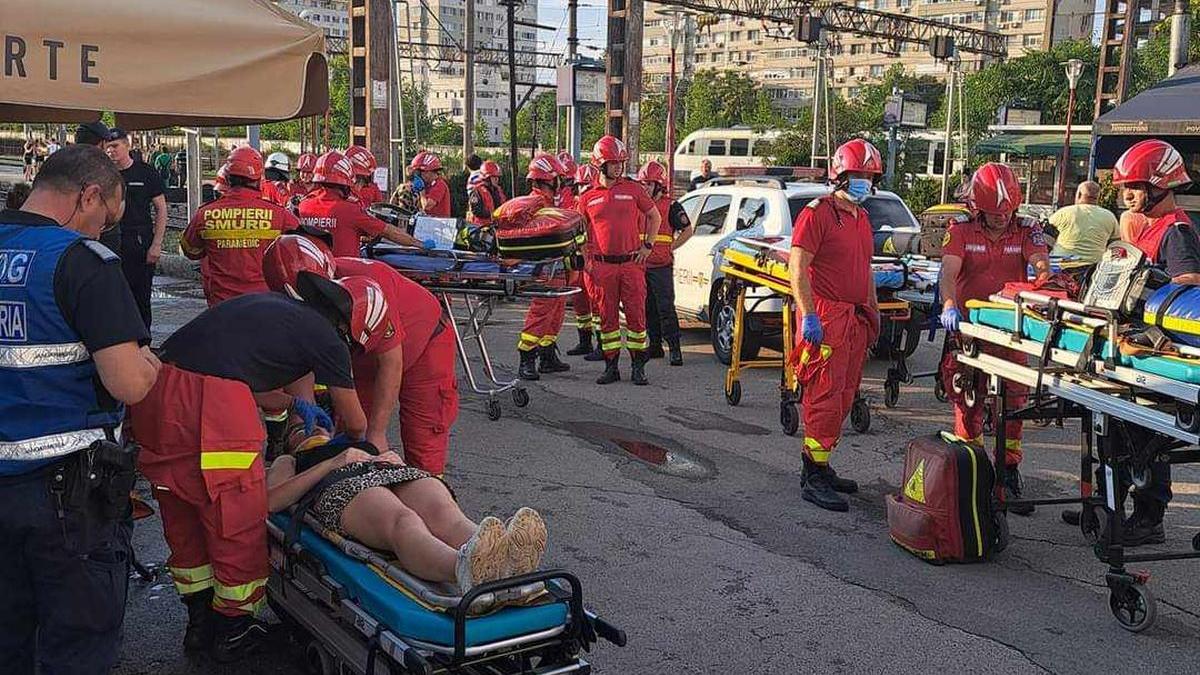 Accident feroviar in Gara de Nord