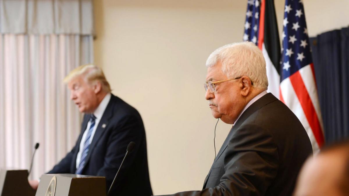 Donald Trump ?i Mahmous Abbas