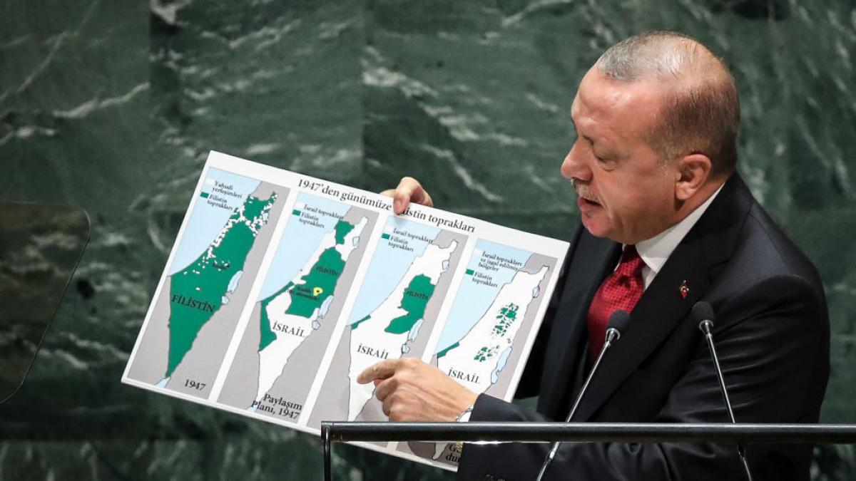 presedinte turcia erdogan harta israel