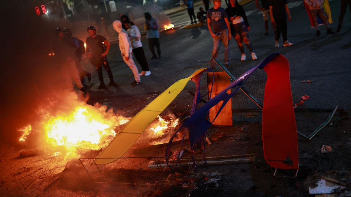 proteste in caracas, venezuela