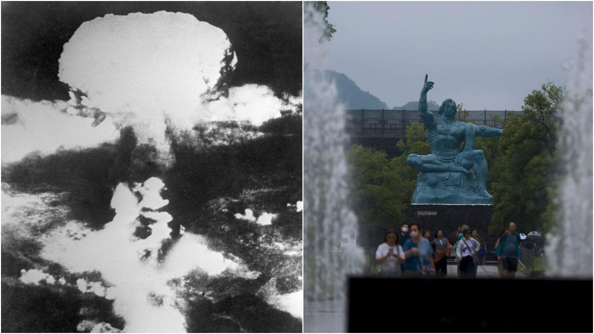 Bombardament atomic ?n Japonia. Statuia Pacii de la Nagasaki. Sputnik RIA Novosti Profimedia