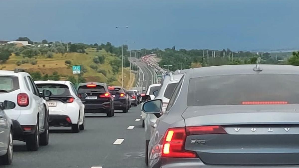 autostrada soarelui aglomeratie