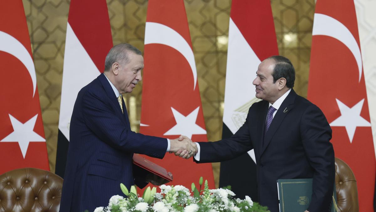 Recep Tayyip Erdogan si Abdel Fattah al-Sissi