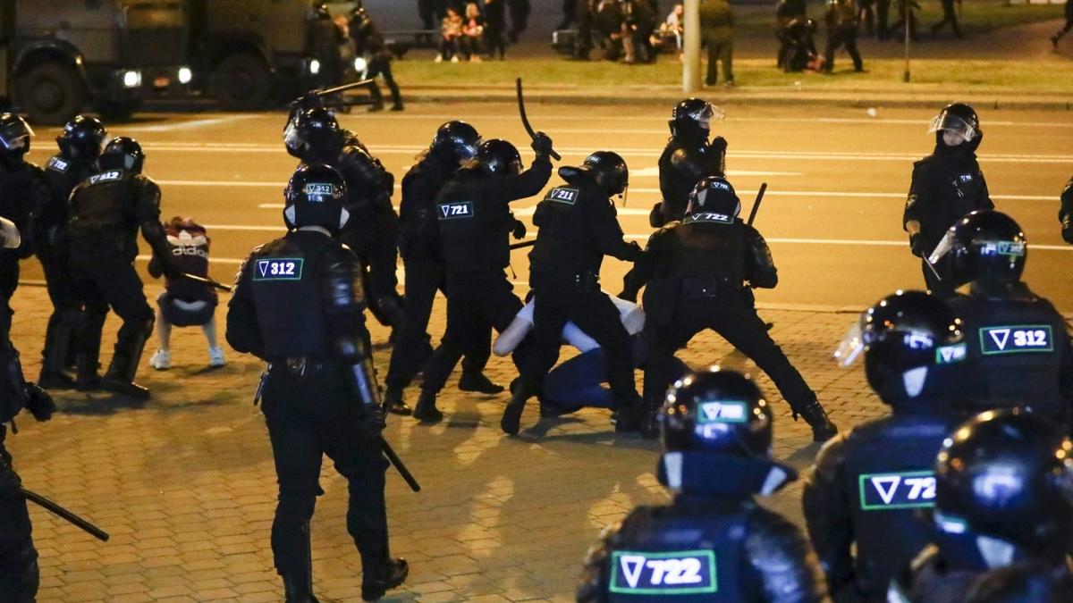 proteste violente in belarus