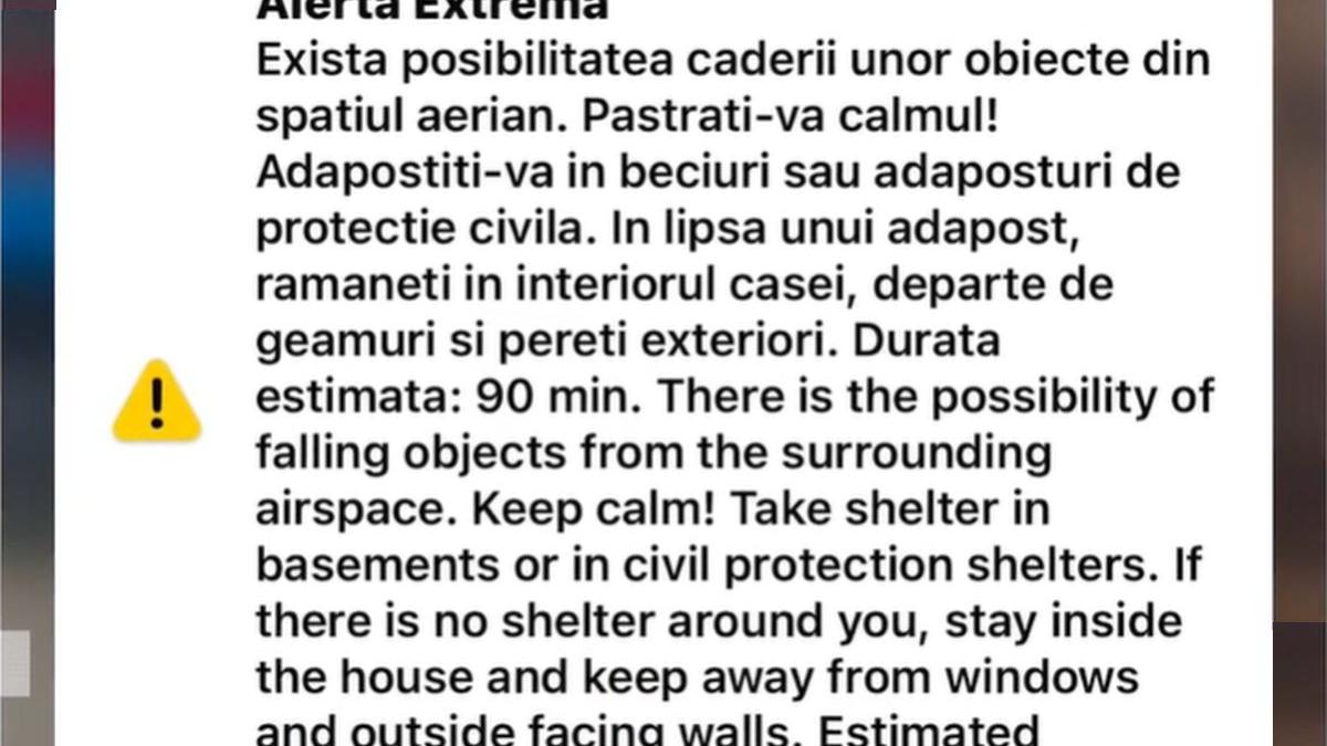 Alertă extremă emisă în Tulcea, din cauza unui atac puternic al Rusiei. Locuitorii au fost avertizaţi să se adăpostescă în beciuri