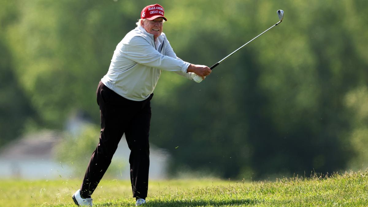 donald trump golf getty