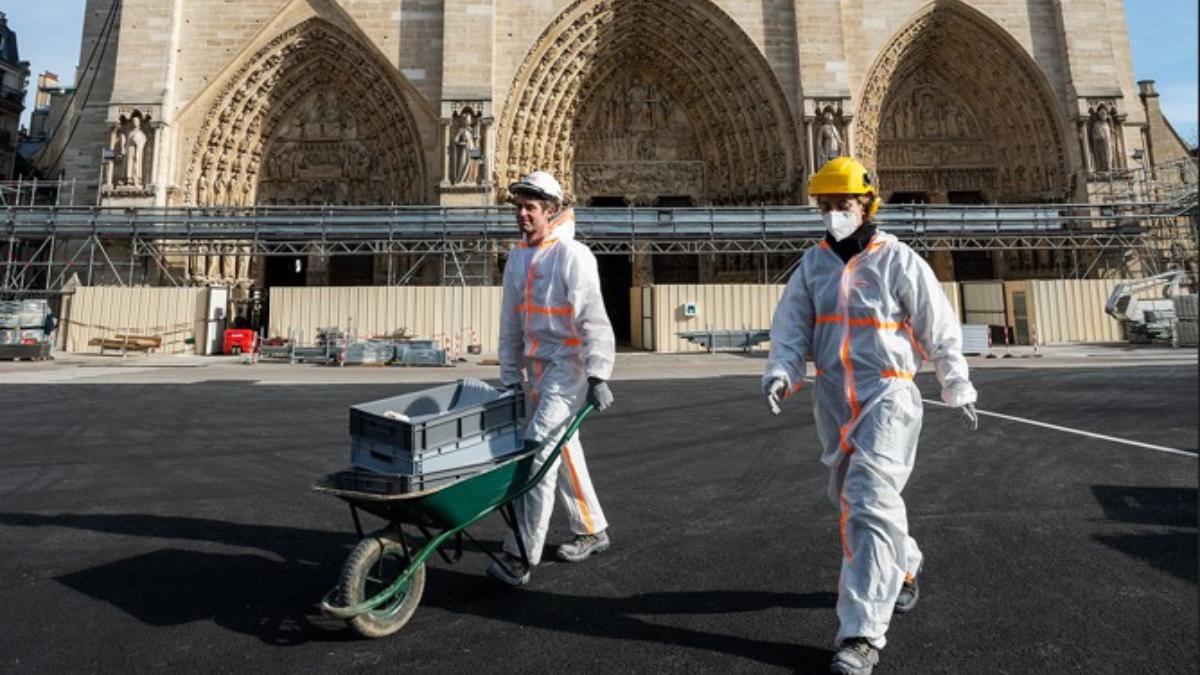 descoperire sicriu restaurare notre dame paris