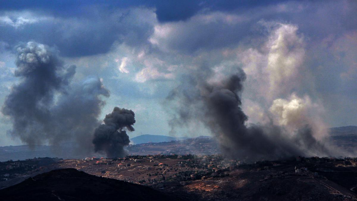 bombardamente in liban