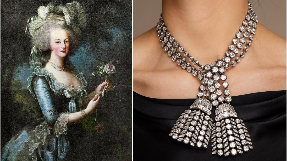 marie antoinette colier diamante