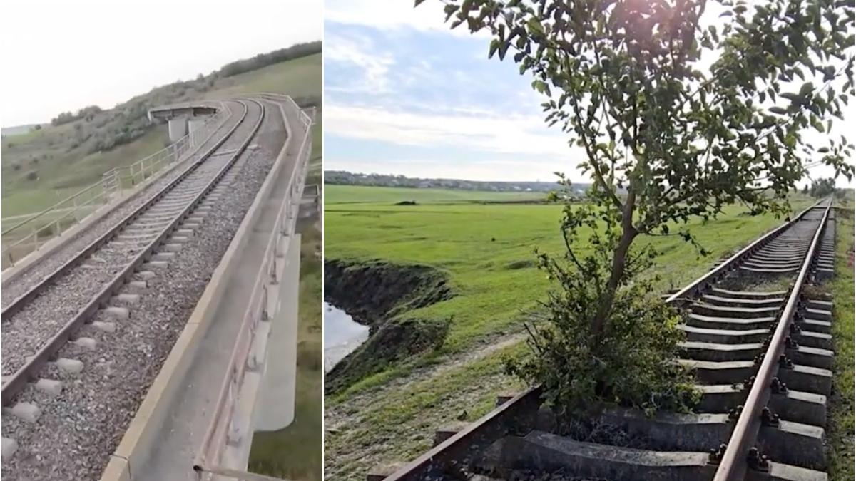 cale ferata botosani abandonata