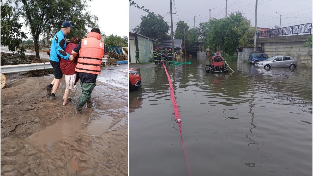 inundatii romania ciclon