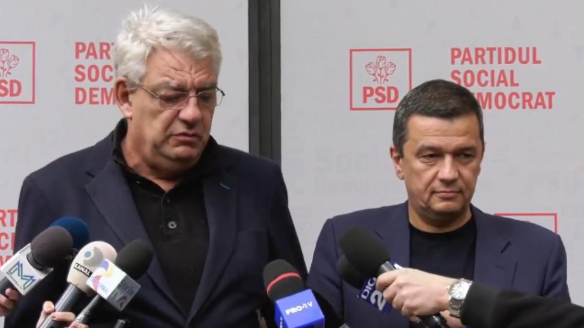 Mihai Tudose si Sorin Grindeanu psd