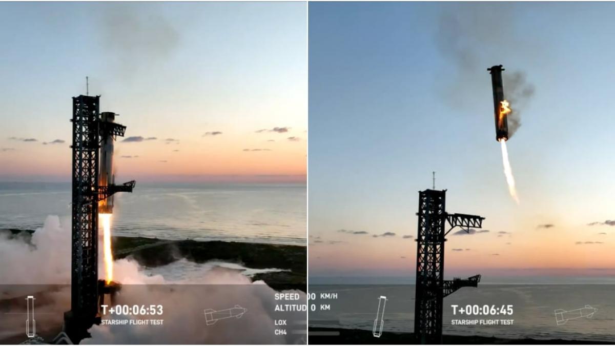 zbor de testare al spacex