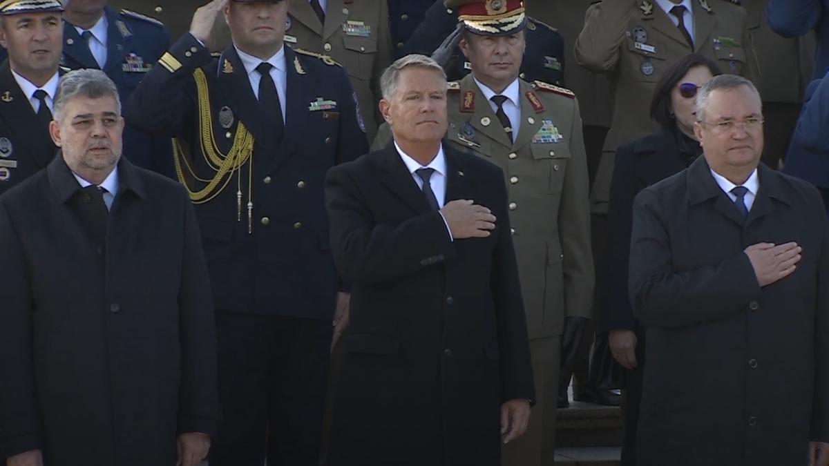 Iohannis, Ciolacu și Ciucă la ziua armatei