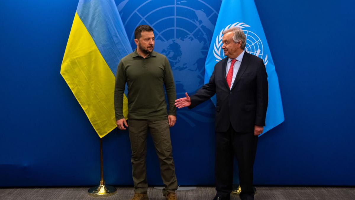 volodimir zelenski si antonio guterres