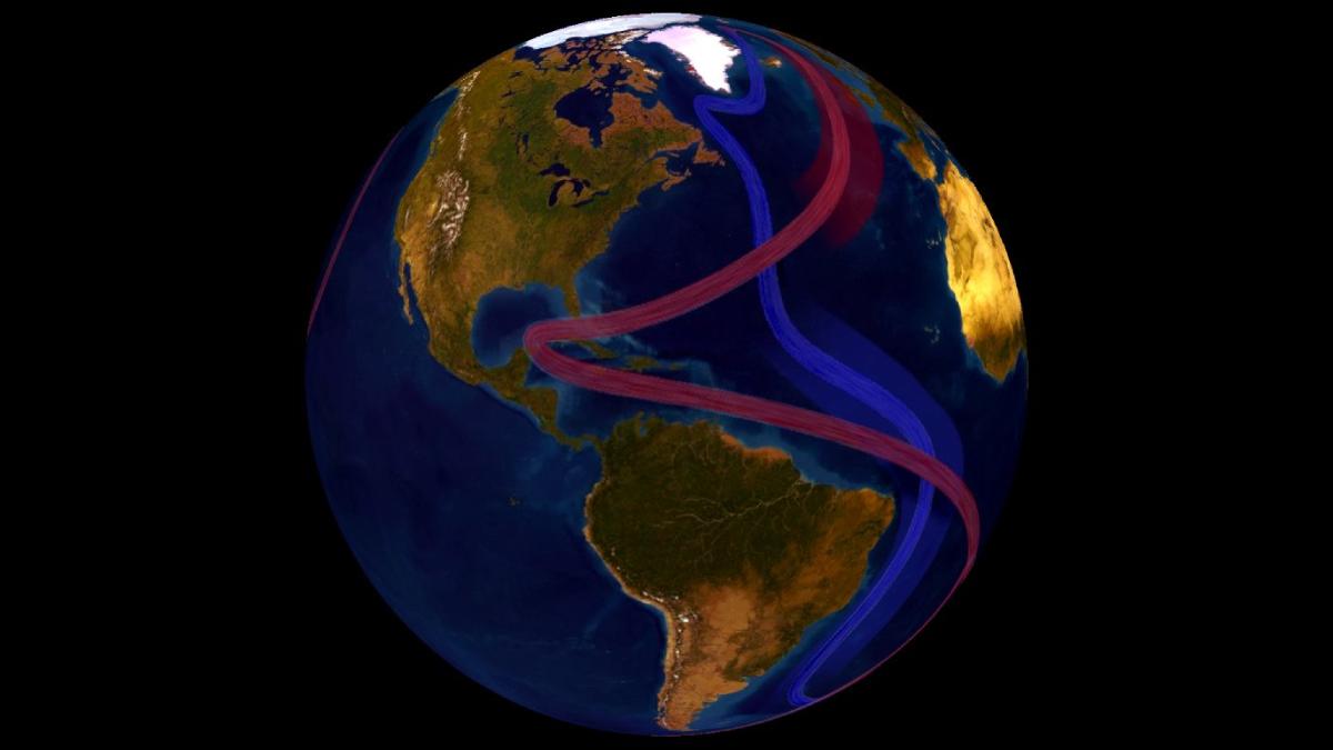 Circulația Meridională de Răsturnare din Atlantic curenti oceanici