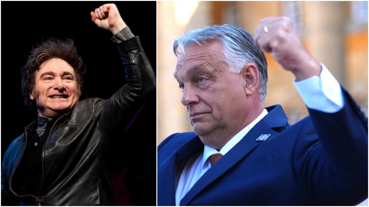 javier milei viktor orban getty