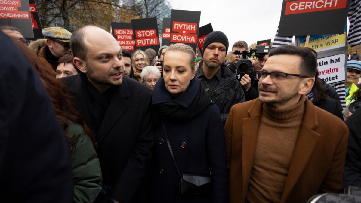 Iulia Navalnaia, Vladimir Kara-Murza și Ilia Iașin