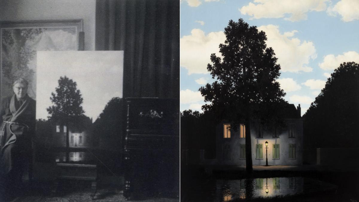 pictorul rene magritte tablou imperiul luminii vandut 121 milioane dolari licitatie