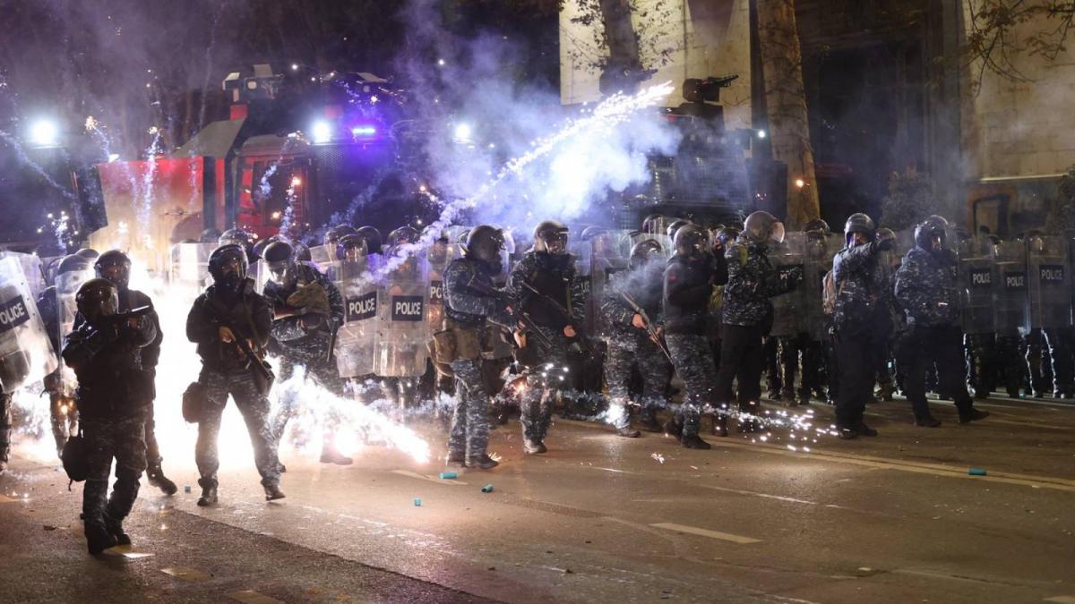 protest georgia luni 2 decembrie 2024