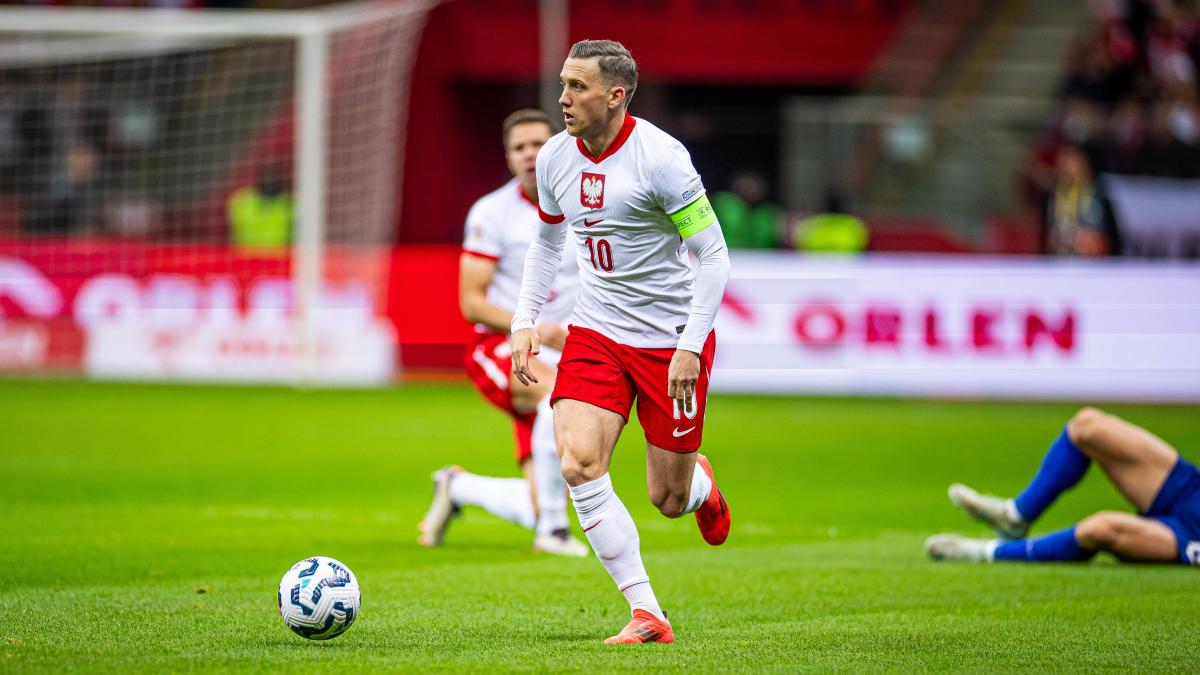 Piotr Zieliński Polish National Team UEFA Nation Leauge, fot. Laczy nas pilka