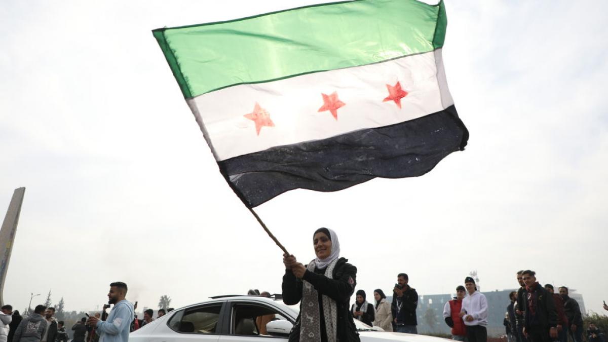 bucurie siria cadere regim bashar al assad decembrie 2024