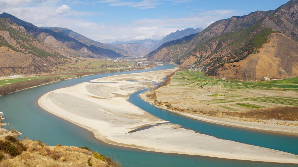 raul Yangtze provincia Yunnan China