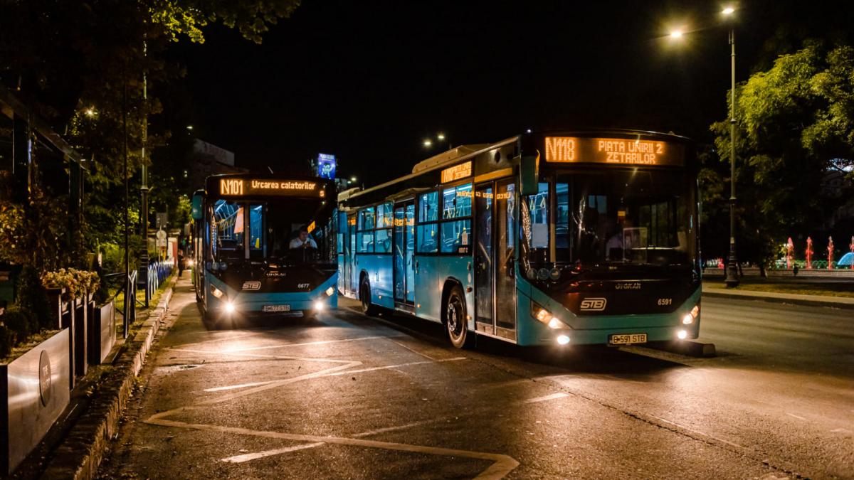 autobuze STB bucuresti noaptea