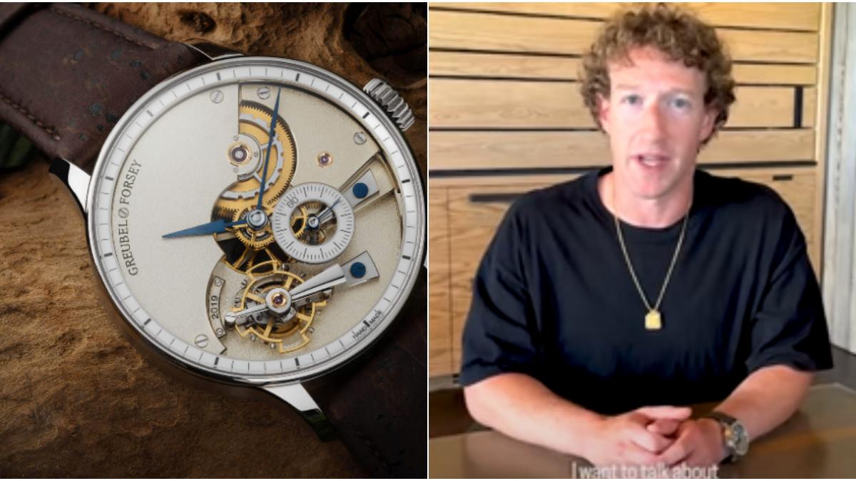 Mark Zuckerberg cu ceas Greubel Forsey’s Hand Made 1