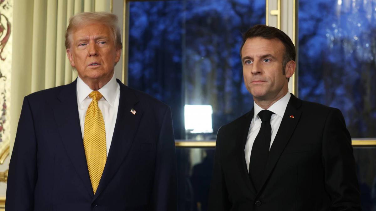 donald trump emmanuel macron