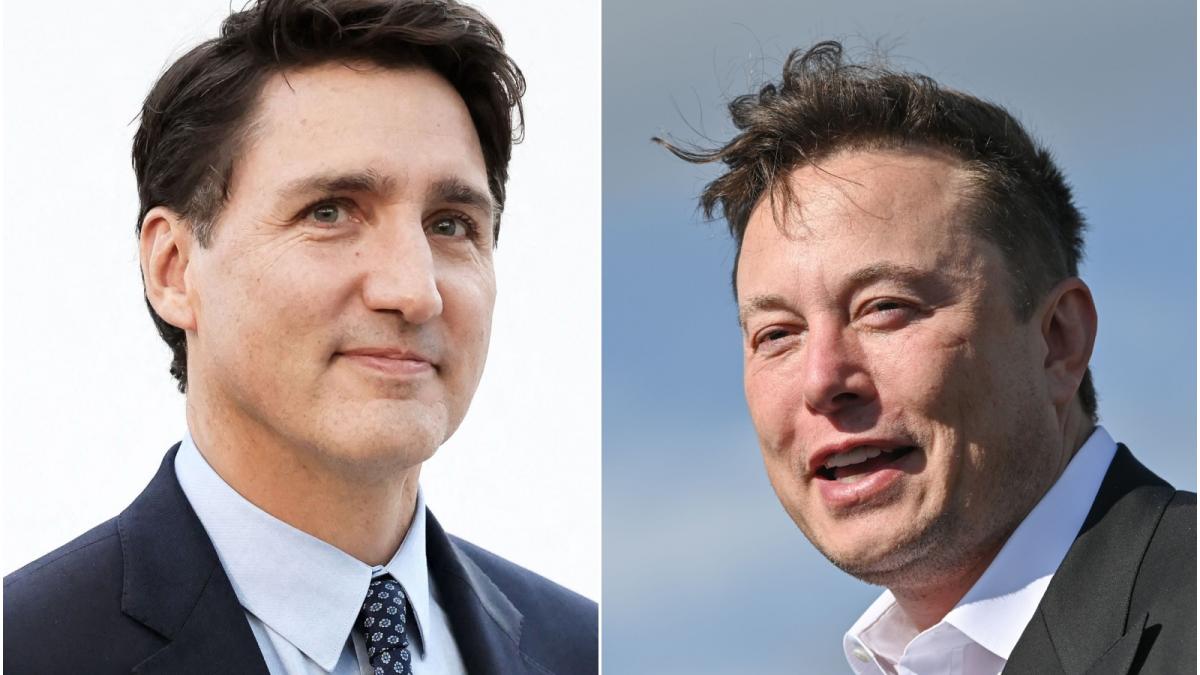 Justin Trudeau Elon Musk