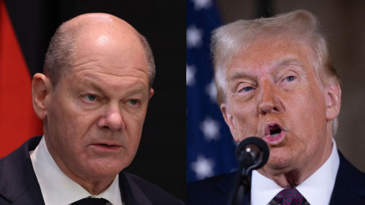 olaf scholz si donald trump