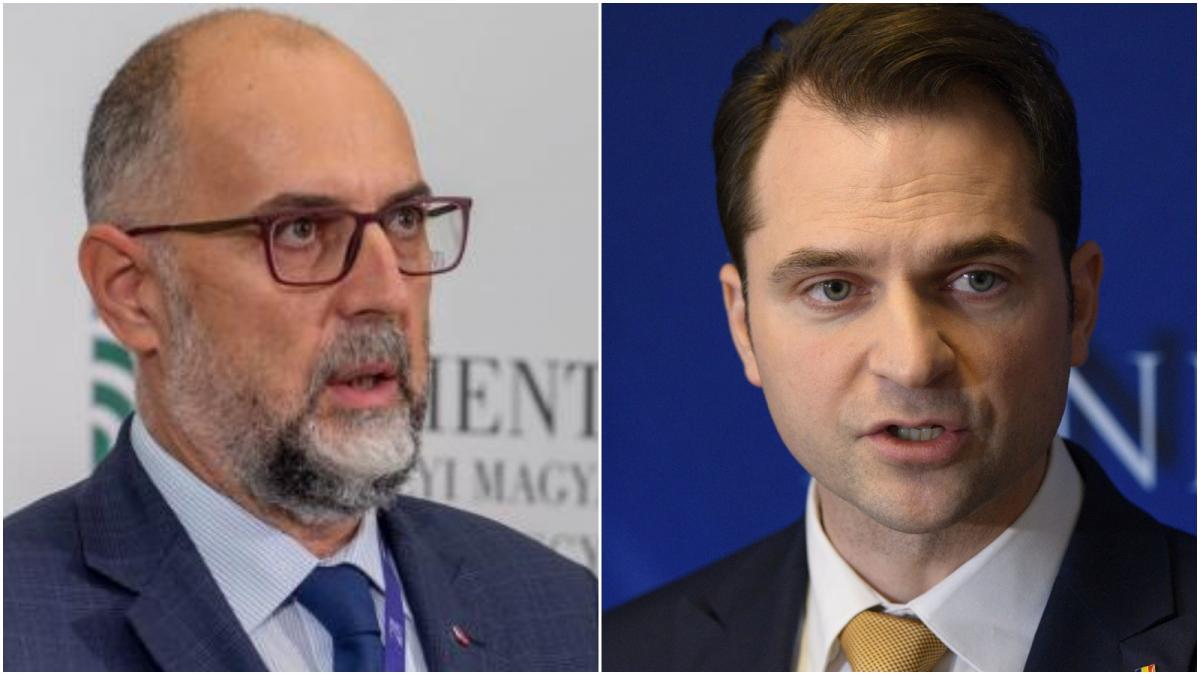 Kelemen Hunor, liderul UDMR, şi Sebastian Burduja, ministrul Energiei