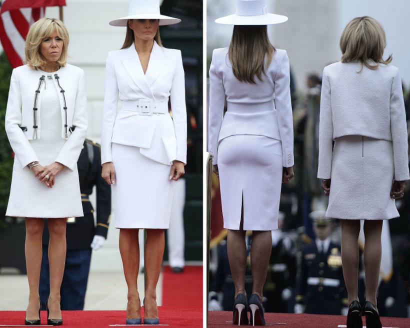 Melania Trump, o apariție mirobolantă la un eveniment de stat. A eclipsat-o  total pe Brigitte